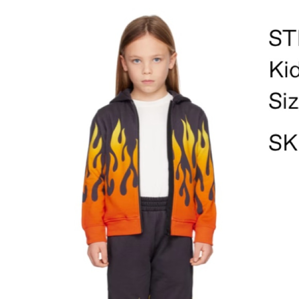 Stella McCartney Kids Flame Hoodie